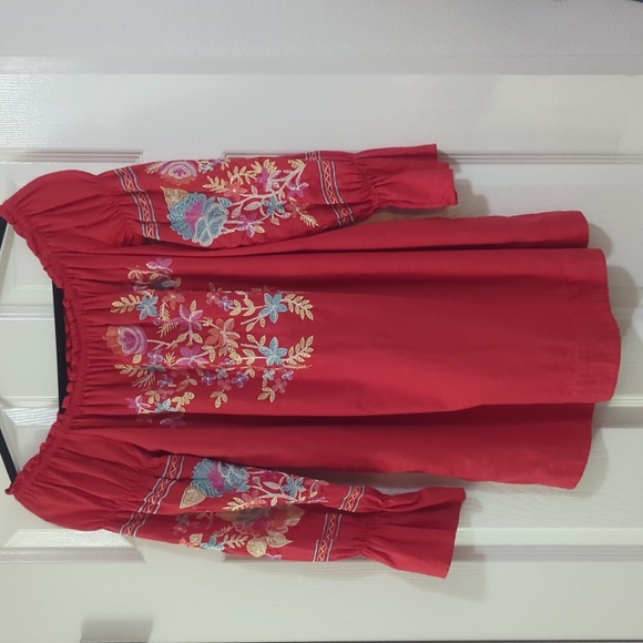 FREE PEOPLE Fleur Du Jour Shift Dress ~ NWOT - Picture 6 of 12